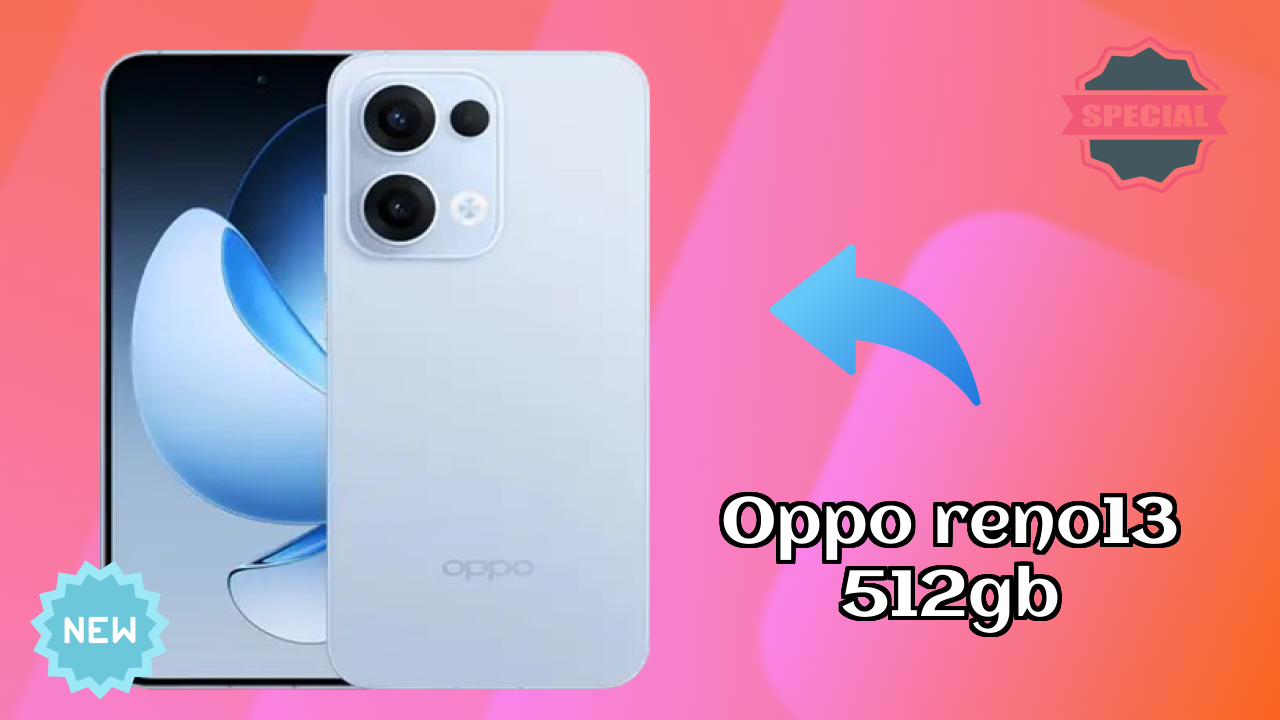 OPPO Reno13 512GB Display Technology: 6.59 Inches (16.74 Cm) Screen
